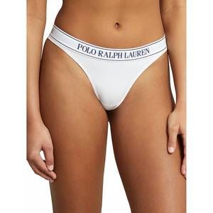 NEW POLO RALPH LAUREN essentials thong panty in white cloud